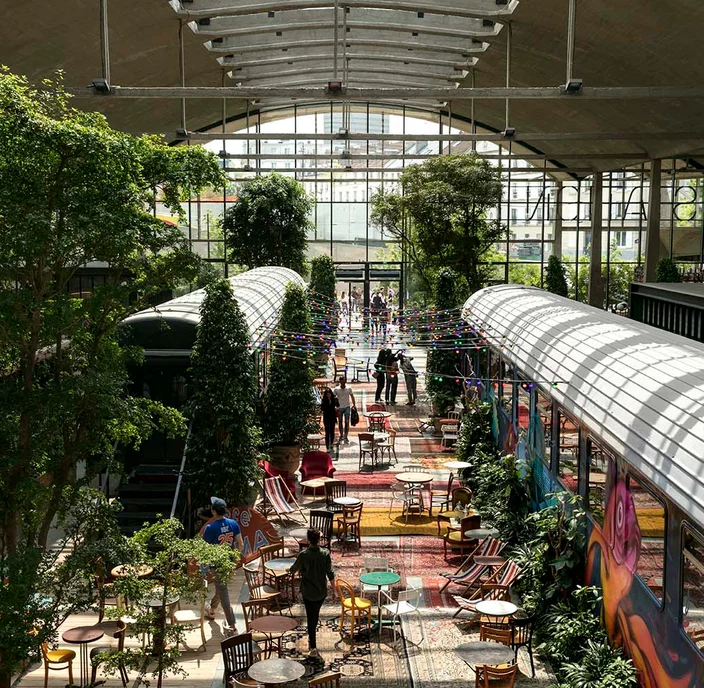 The Biggest Restaurant in Europe Is Like a Giant Indoor Block Party