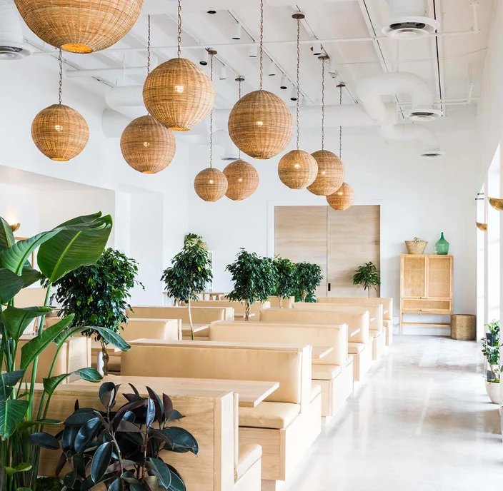 This Neighborhood Restaurant Has One of the Prettiest Minimal Interiors We've Ever Seen