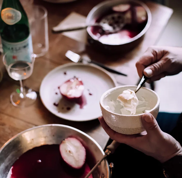 This Winter Feast Was Held in a Vintage Furniture Store