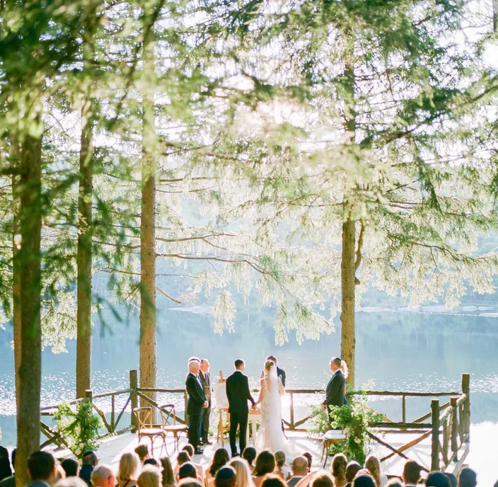 Romance and Nature Collide at a Summer Camp Style Wedding in New York
