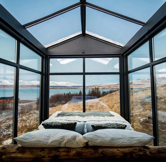 A Glass Cabin in Iceland Is the Perfect Summer Getaway