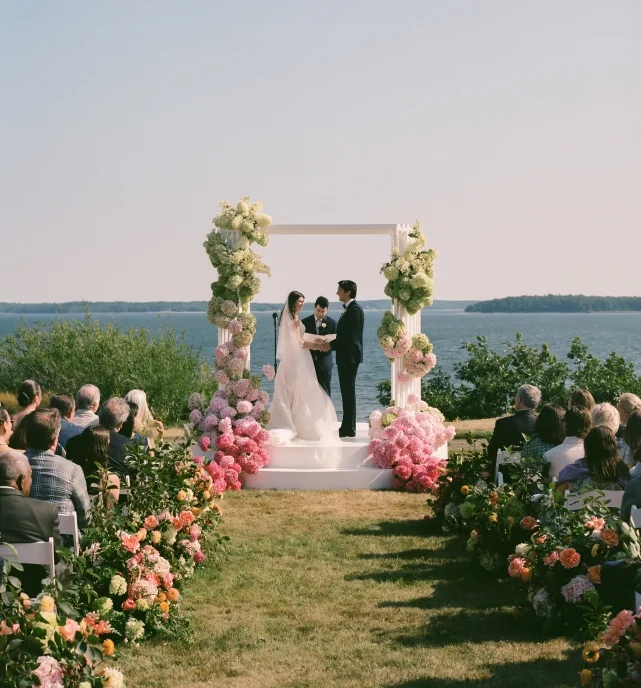 Where Fall Meets the Atlantic: The Maine Estate Defining Coastal Weddings